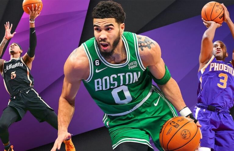 Basketball players representing NBA games available on our IPTV service