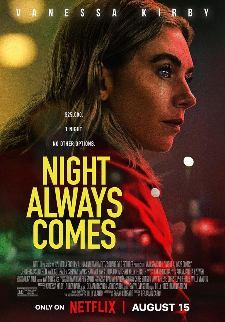 Movie poster for Night Always Comes available on our IPTV streaming service